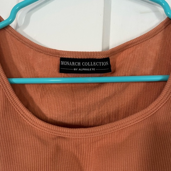 Alphalete Orange Monarch Bodysuit NWT - Picture 2 of 3